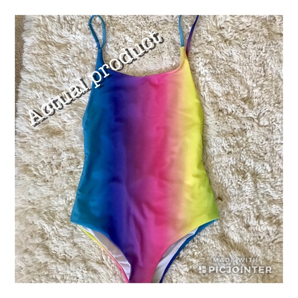 (LAST ONE) Ombré Print One Piece - Picture 6 of 7